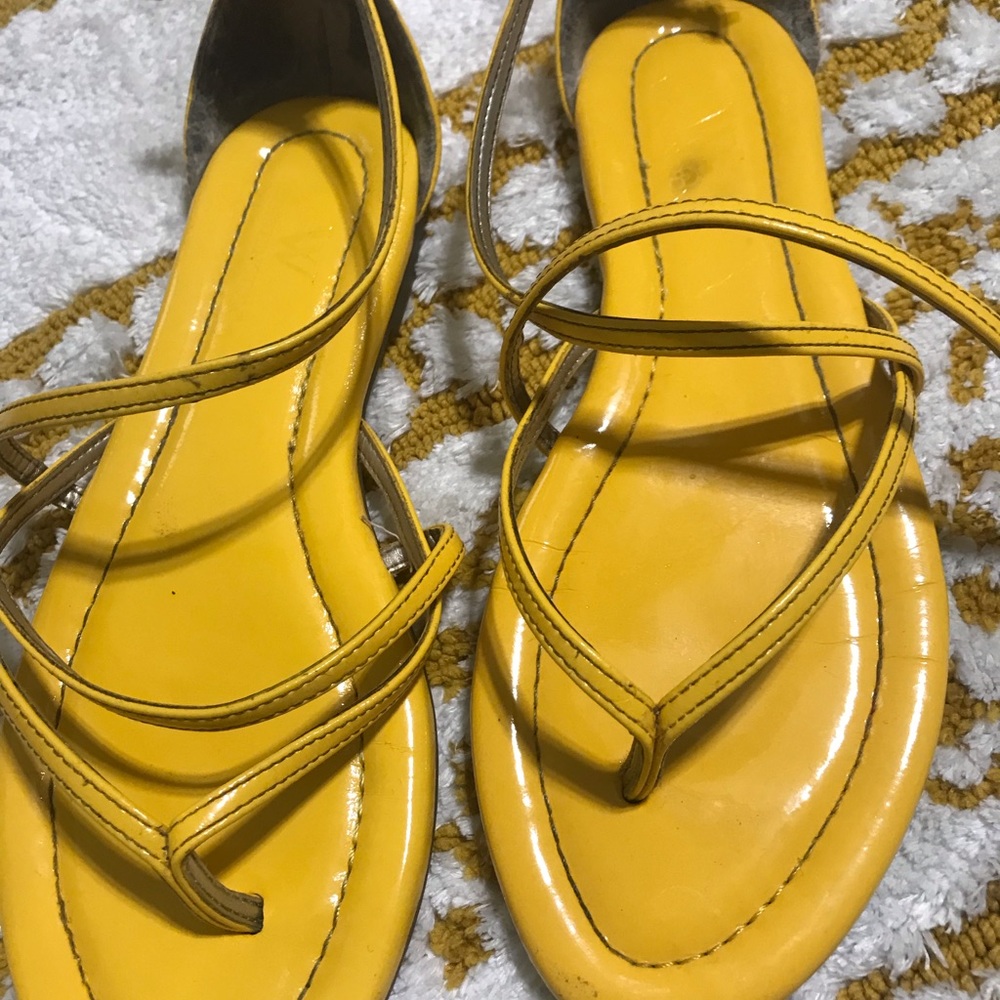 Mustard sandal’s